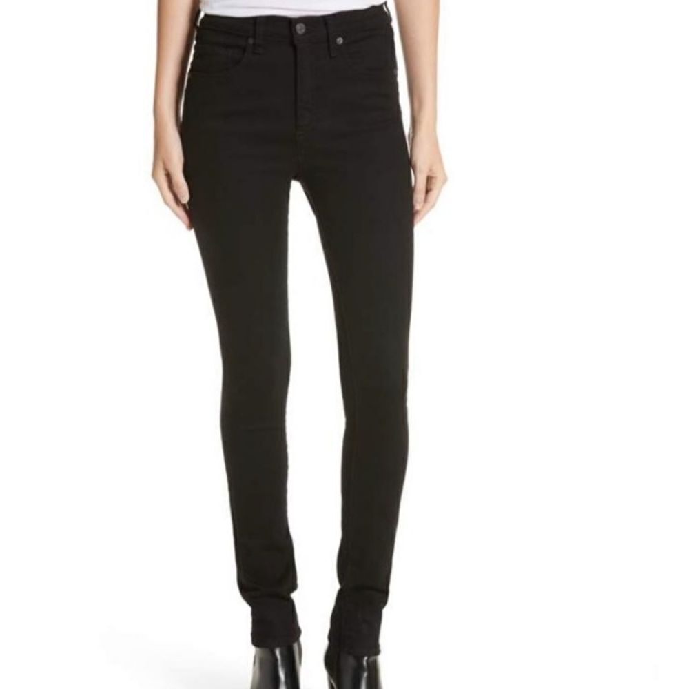Veronica Beard Kate 10” Skinny raven black Jeans sz 26